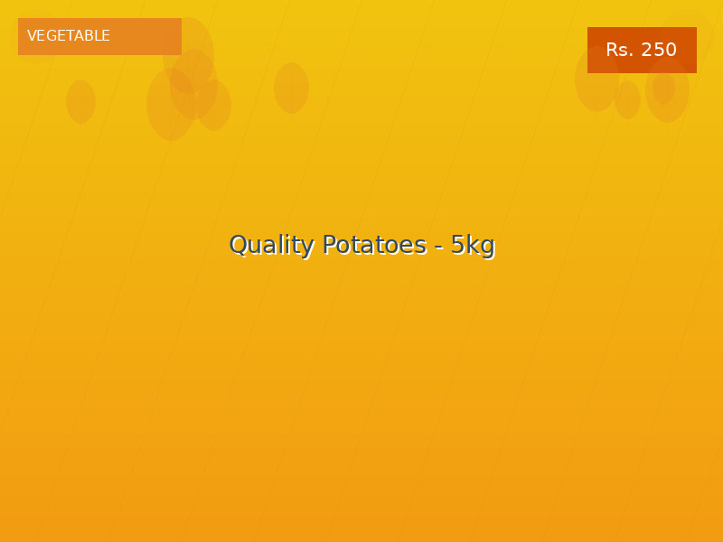 Quality Potatoes - 5kg