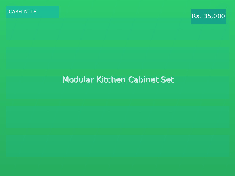 Modular Kitchen Cabinet Set