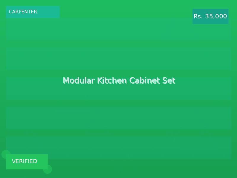 Modular Kitchen Cabinet Set