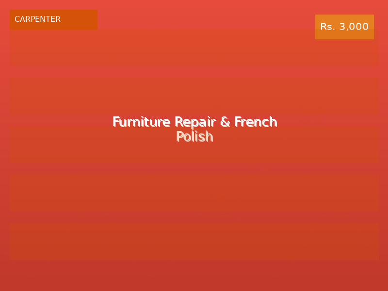 Furniture Repair & French Polish