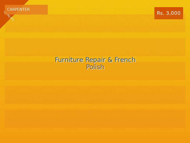 Furniture Repair & French Polish