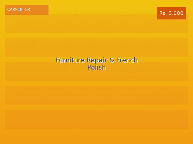 Furniture Repair & French Polish