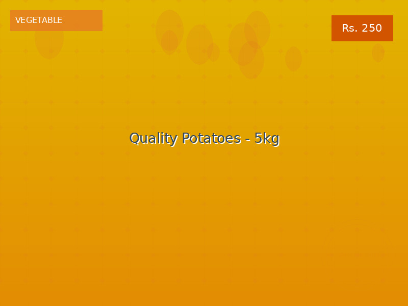 Quality Potatoes - 5kg