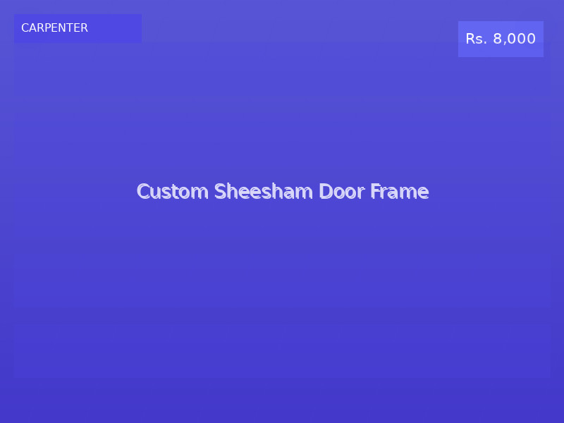 Custom Sheesham Door Frame