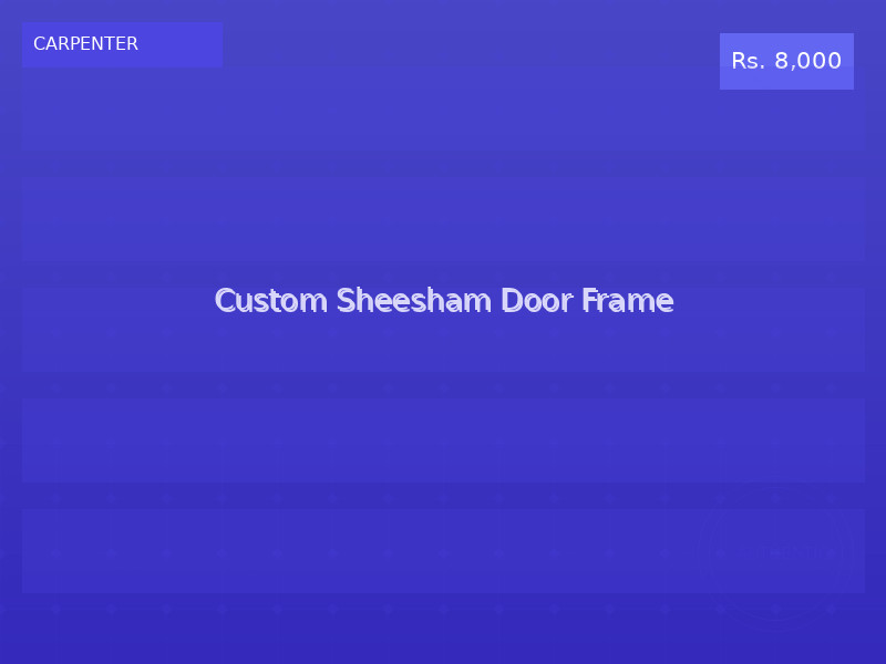 Custom Sheesham Door Frame