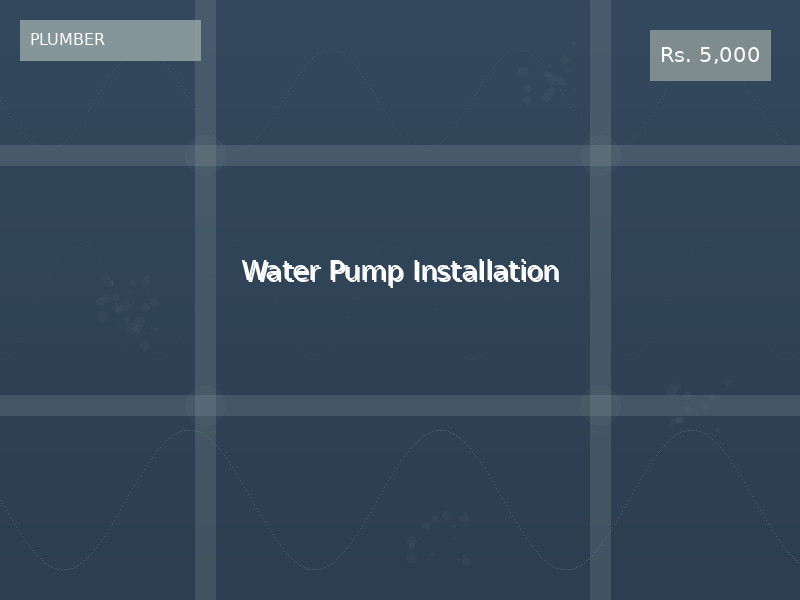 Water Pump Installation
