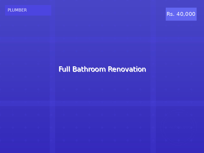 Full Bathroom Renovation