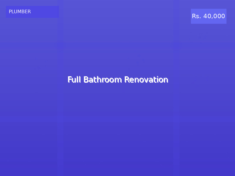Full Bathroom Renovation