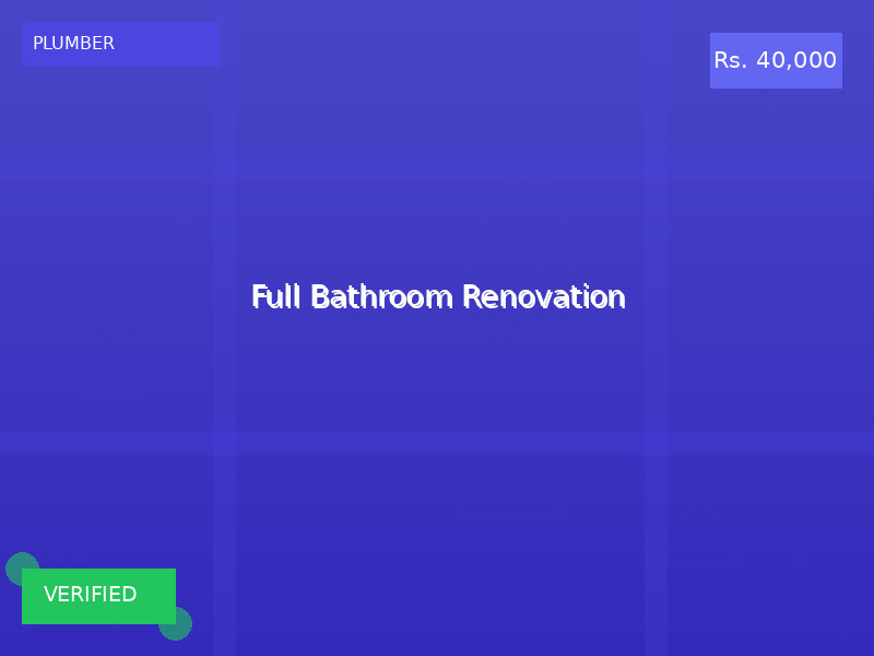 Full Bathroom Renovation