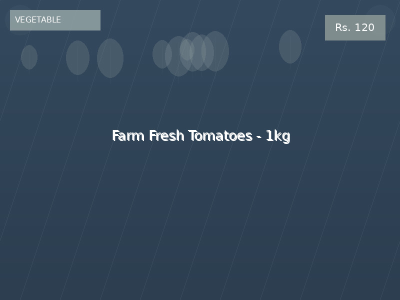 Farm Fresh Tomatoes - 1kg