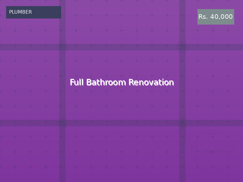 Full Bathroom Renovation