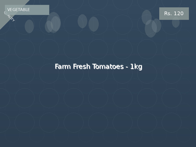 Farm Fresh Tomatoes - 1kg