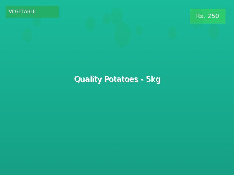 Quality Potatoes - 5kg