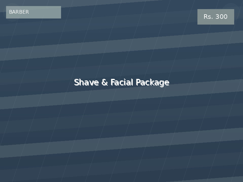 Shave & Facial Package