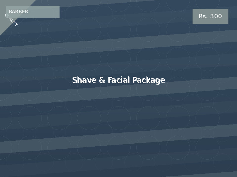 Shave & Facial Package
