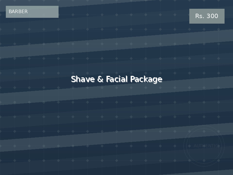 Shave & Facial Package