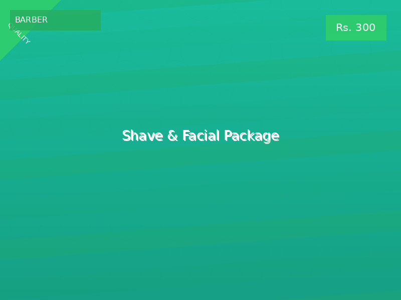 Shave & Facial Package