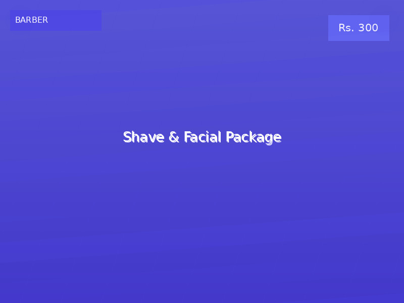 Shave & Facial Package