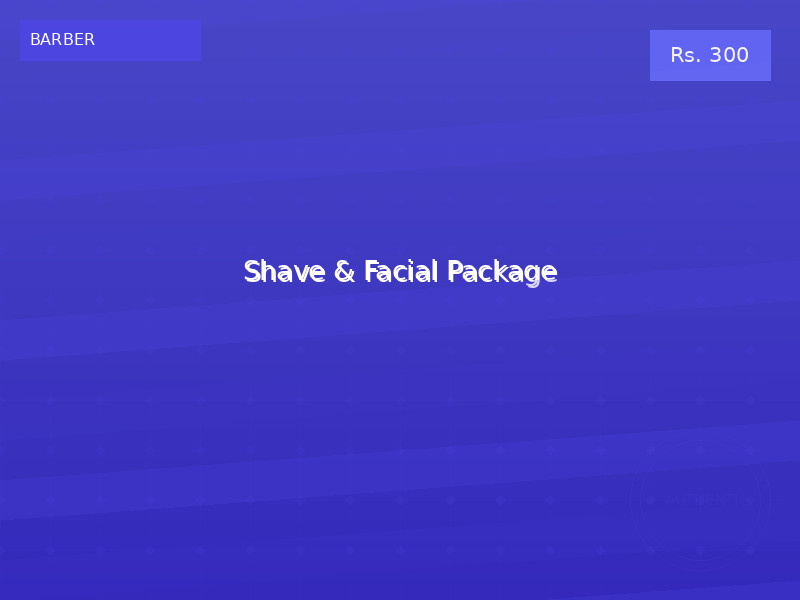 Shave & Facial Package
