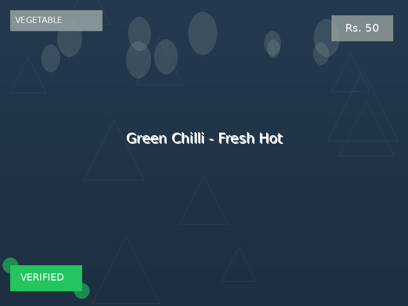 Green Chilli - Fresh Hot
