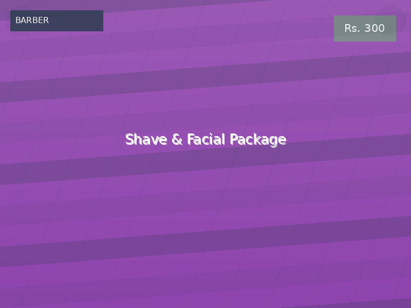 Shave & Facial Package