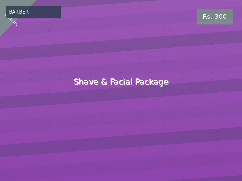 Shave & Facial Package