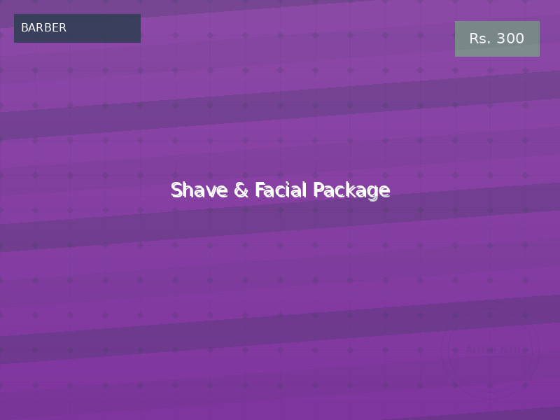 Shave & Facial Package