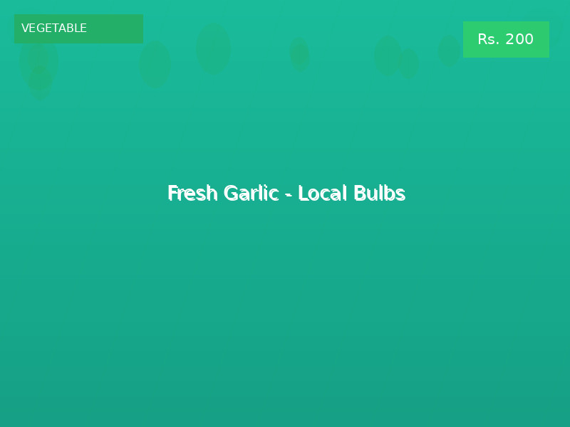 Fresh Garlic - Local Bulbs