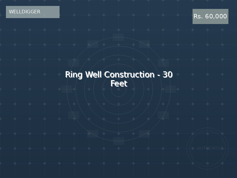Ring Well Construction - 30 Feet