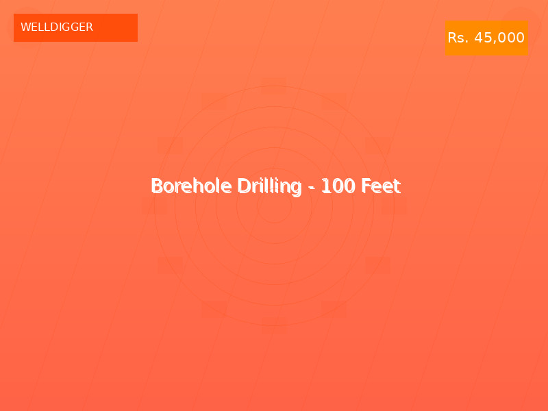 Borehole Drilling - 100 Feet