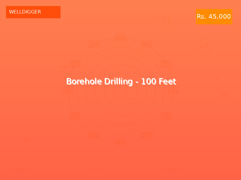Borehole Drilling - 100 Feet