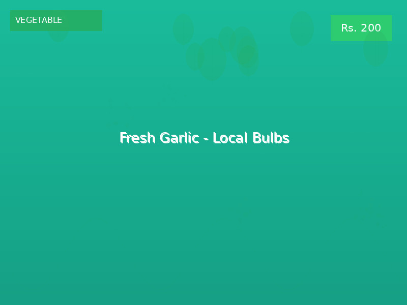 Fresh Garlic - Local Bulbs