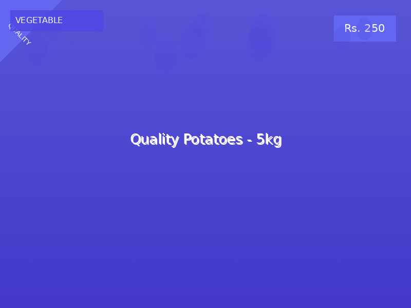 Quality Potatoes - 5kg