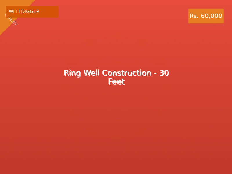 Ring Well Construction - 30 Feet