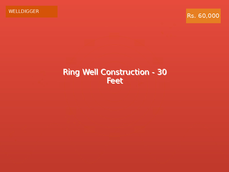 Ring Well Construction - 30 Feet
