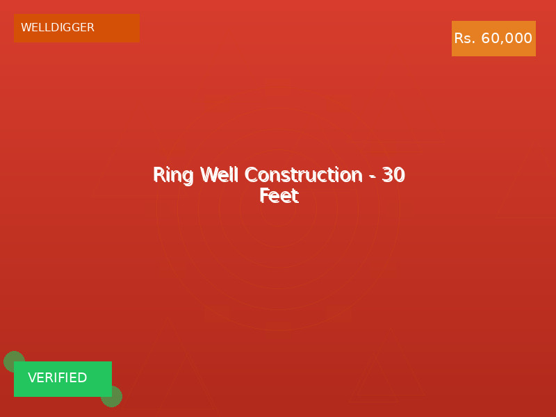 Ring Well Construction - 30 Feet