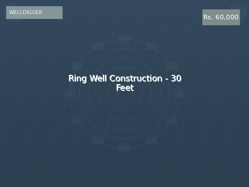Ring Well Construction - 30 Feet