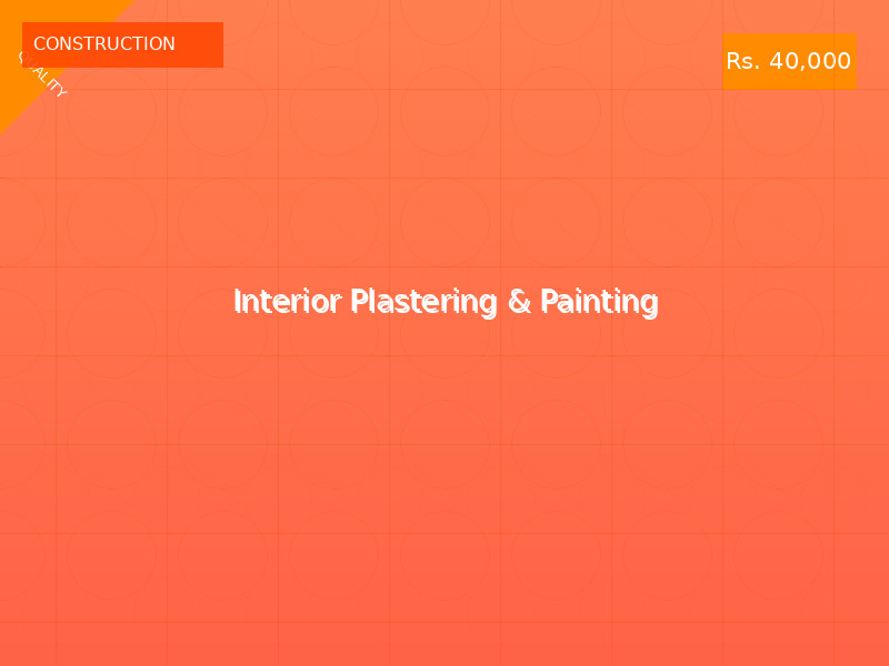Interior Plastering & Painting