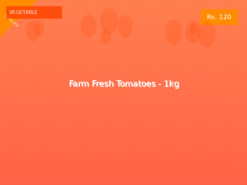 Farm Fresh Tomatoes - 1kg