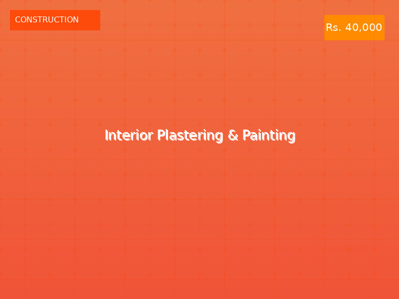 Interior Plastering & Painting