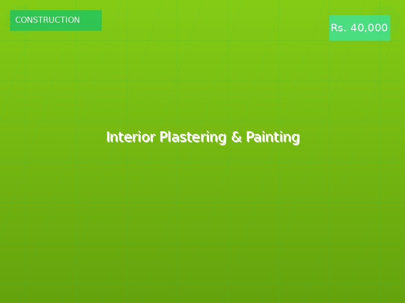 Interior Plastering & Painting
