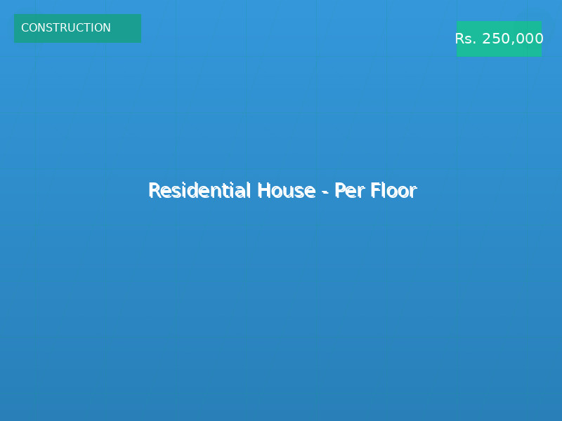 Residential House - Per Floor