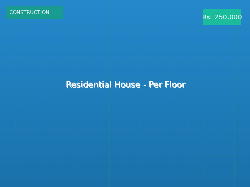 Residential House - Per Floor