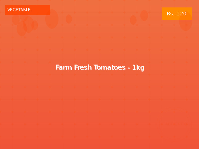 Farm Fresh Tomatoes - 1kg