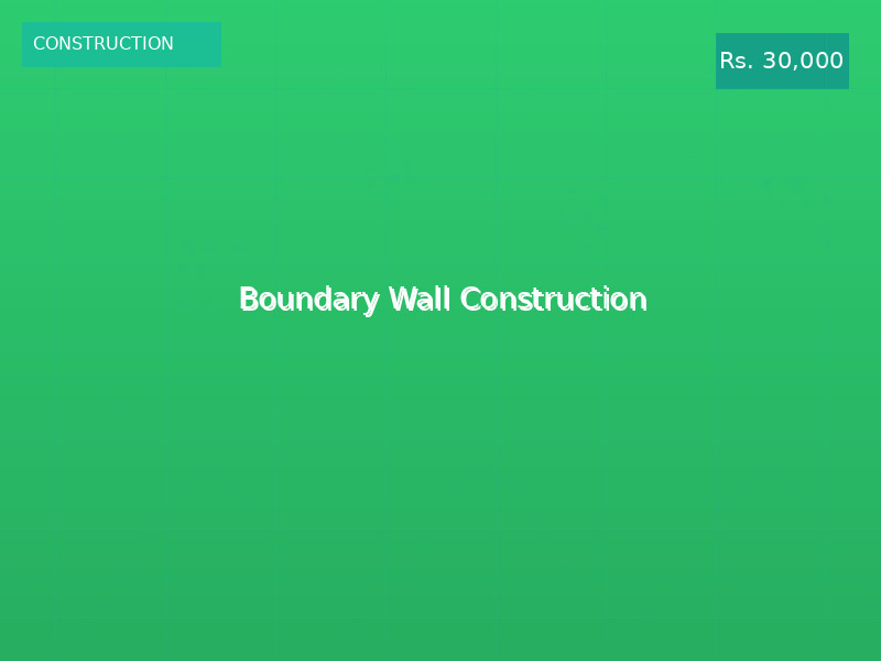 Boundary Wall Construction